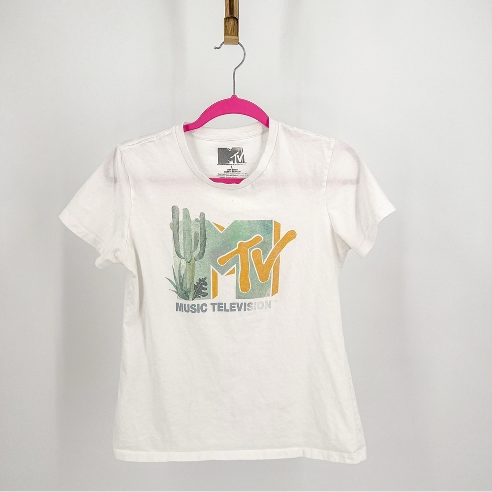 MTV White Cactus TShirt